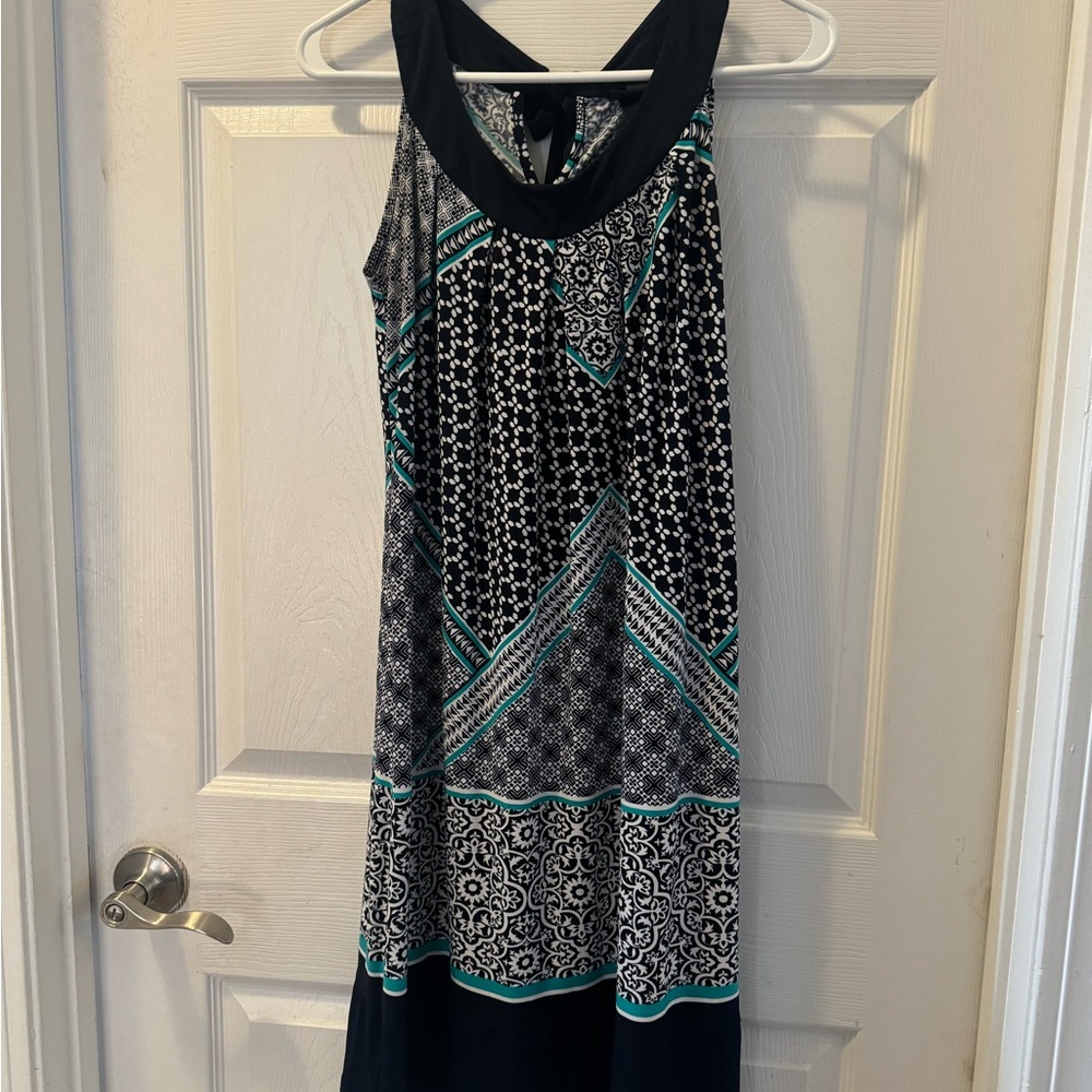 Studio Black and Teal Dress